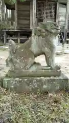 鬼死骸八幡神社の狛犬