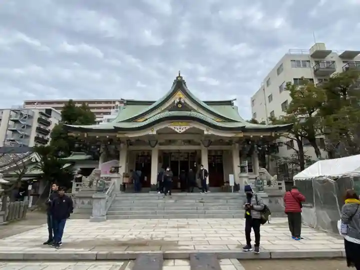難波八阪神社の本殿・本堂