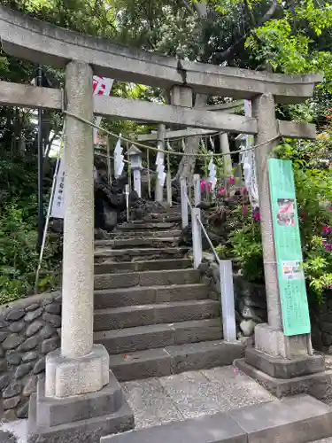 多摩川浅間神社の鳥居