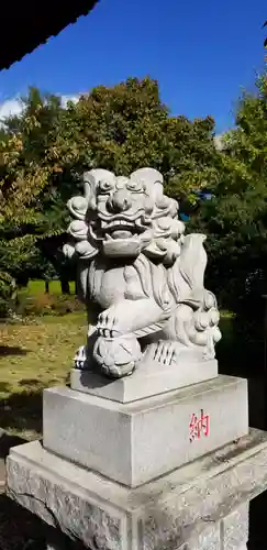 神明神社の狛犬