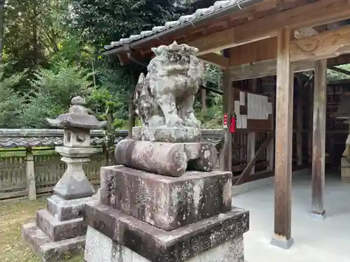 夏見神社の狛犬