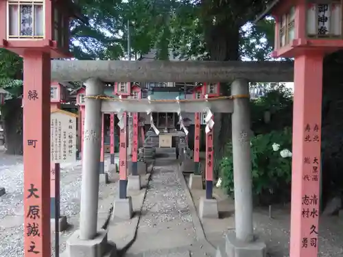 千住神社の鳥居