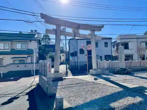 白山神社の鳥居