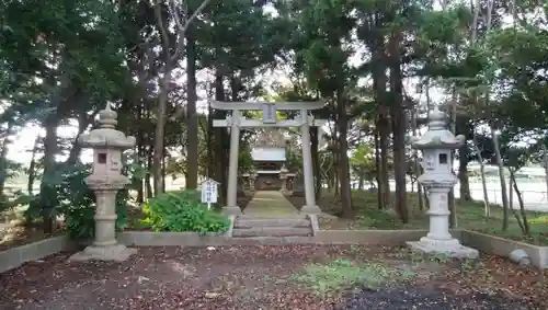 阿波神社の鳥居