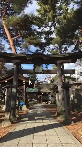 川中島古戦場八幡社の鳥居