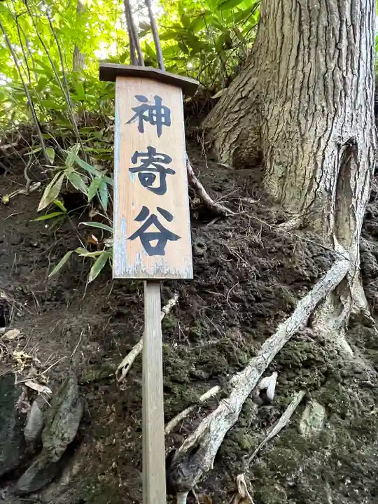 白石神社の自然