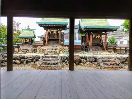 八幡社の本殿・本堂