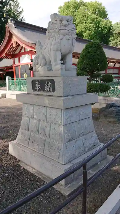 北海道護國神社の狛犬