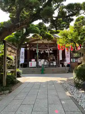 鳩森八幡神社の本殿・本堂