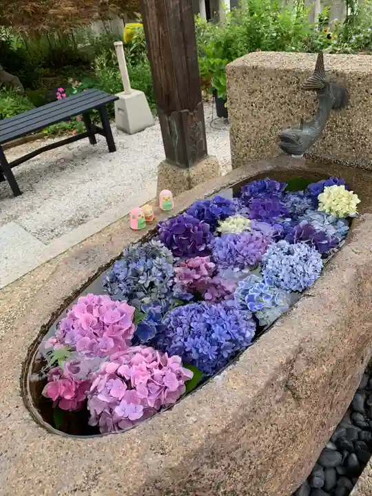 水堂須佐男神社の手水舎