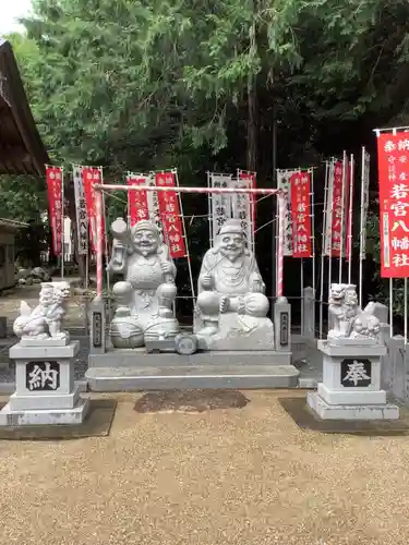 若宮八幡社（力長町）の像