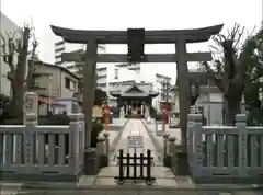 高田氷川神社の鳥居