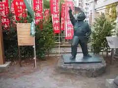 亀有香取神社の像