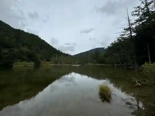 穂高神社奥宮の自然