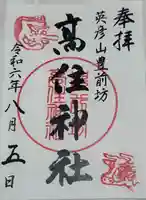 英彦山豊前坊高住神社(福岡県)