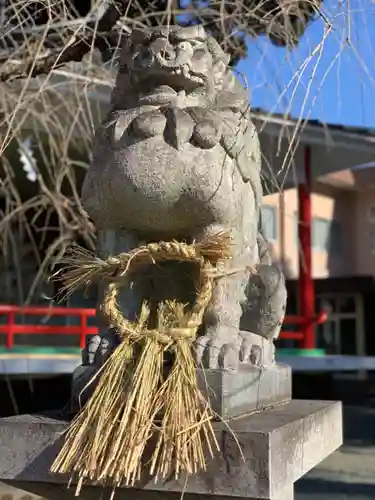 米之宮浅間神社の狛犬