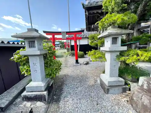 瑠璃光寺の鳥居