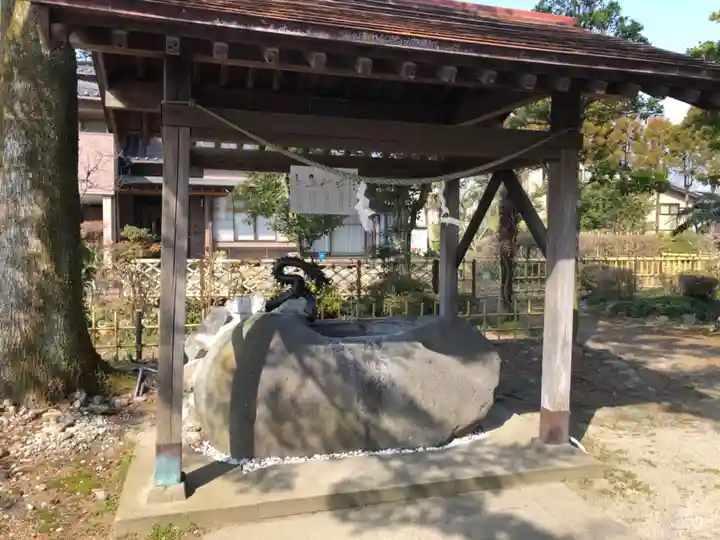 鵜坂神社の手水舎