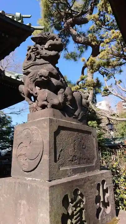 荏原神社の狛犬