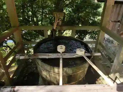 吉野水分神社(吉野町)の手水舎