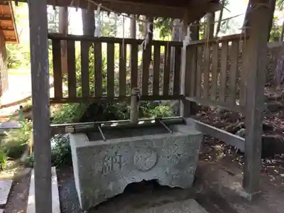 有賀神社の手水舎