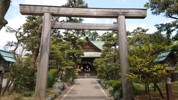 新潟大神宮の鳥居