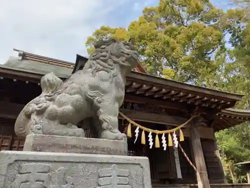 五所八幡宮の狛犬