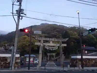 厳原八幡宮神社の鳥居