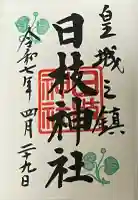 日枝神社の御朱印