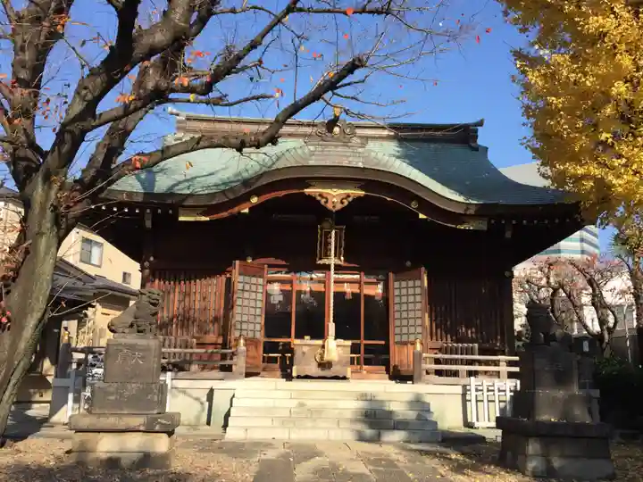 田端八幡神社の本殿・本堂