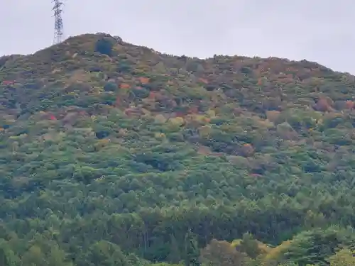 安智羅神社(松尾古城跡)の景色