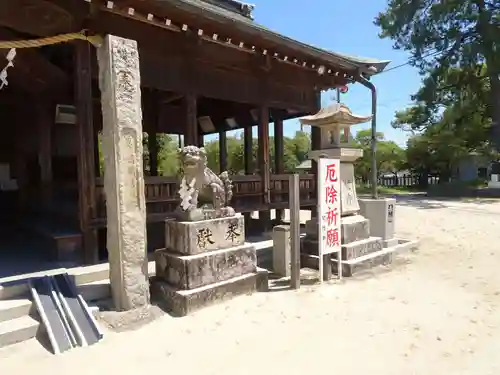 御厨神社の狛犬