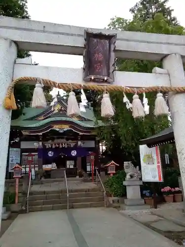 川越八幡宮の鳥居