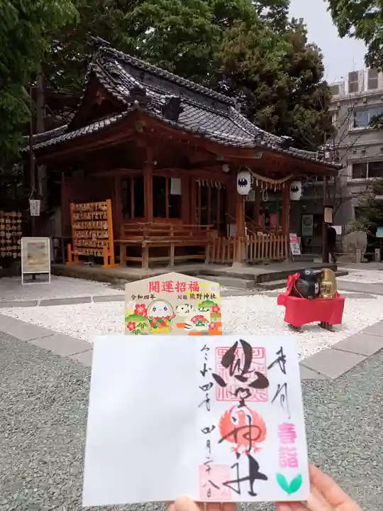 川越熊野神社の手水舎