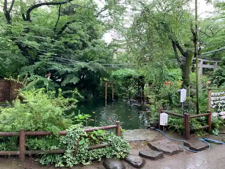愛宕神社の庭園