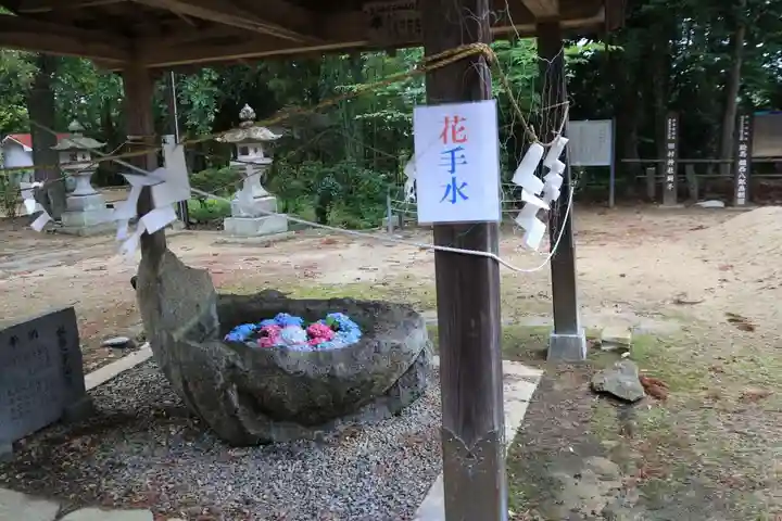 田村神社の手水舎
