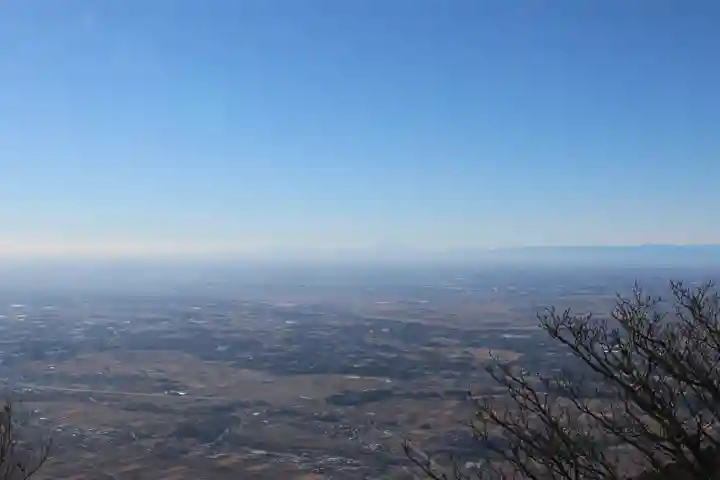 筑波山神社 女体山御本殿の景色