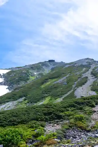雄山神社峰本社の景色