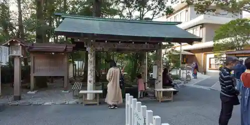 猿田彦神社の手水舎