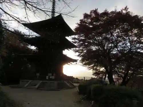 岡寺（龍蓋寺）の塔