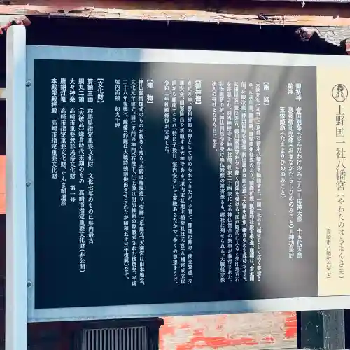 上野国一社八幡八幡宮(群馬県)