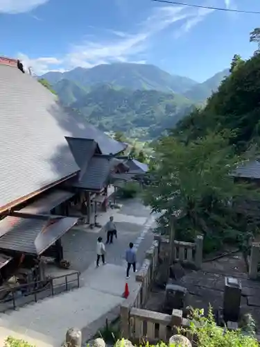 宝珠山 立石寺の景色