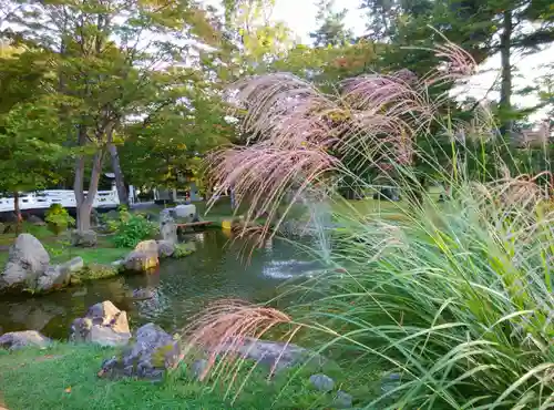 北海道護國神社の庭園