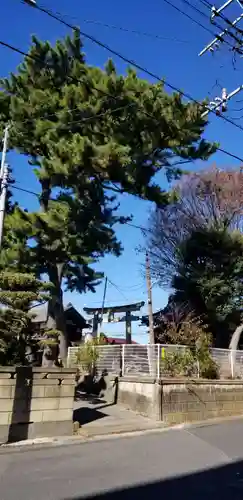 女體神社の鳥居