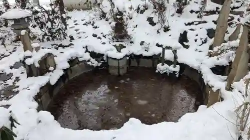 上川神社の庭園