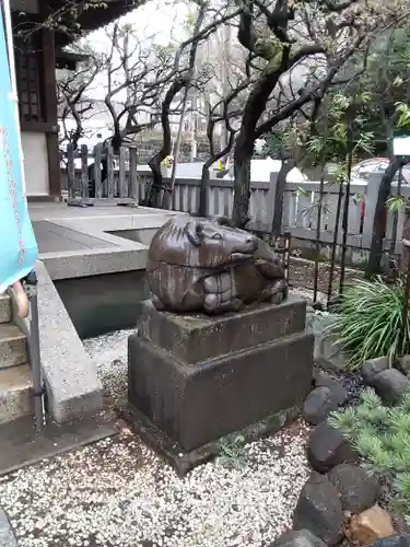 牛天神北野神社の狛犬