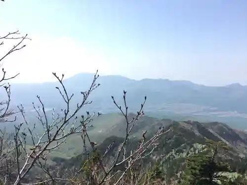 山家神社奥宮の景色