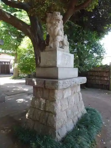 上高田氷川神社の狛犬