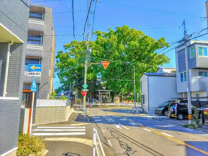 白山神社の自然