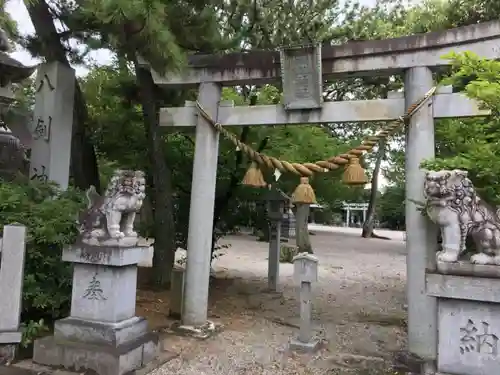 和泉八劔神社の鳥居